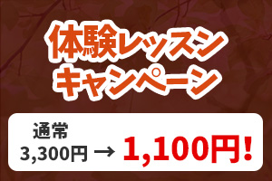 体験レッスンキャンペーン